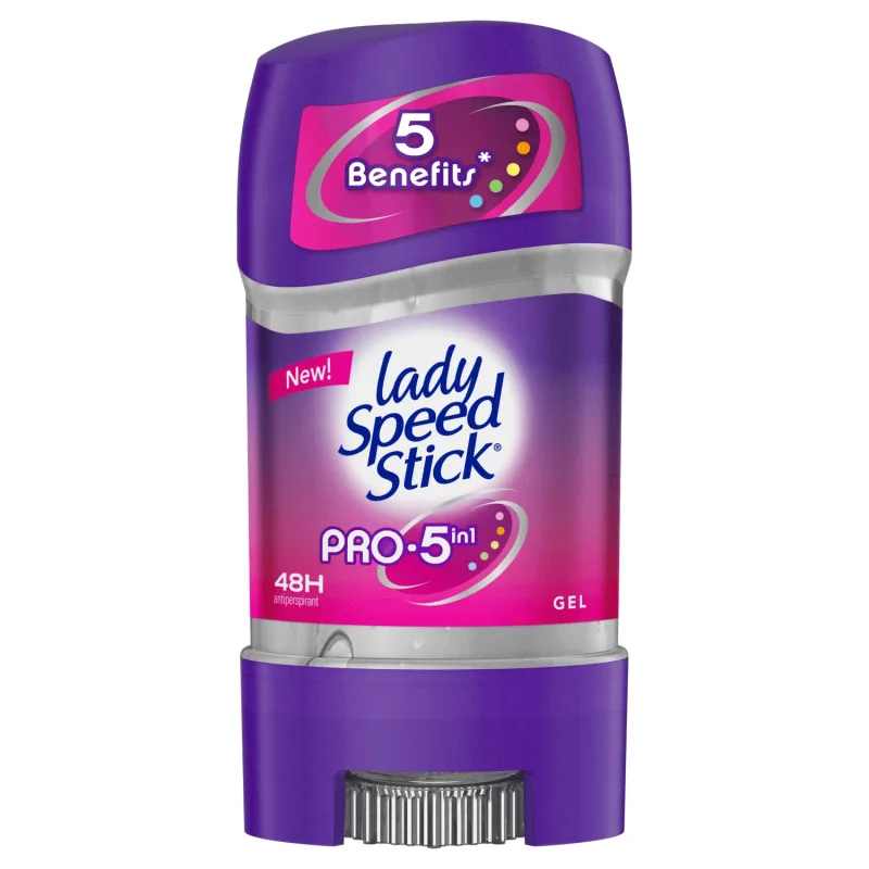 Lady Speed Stick, Pro 5in1, gel antiperspirant pentru femei, 65 g — preț și oferte