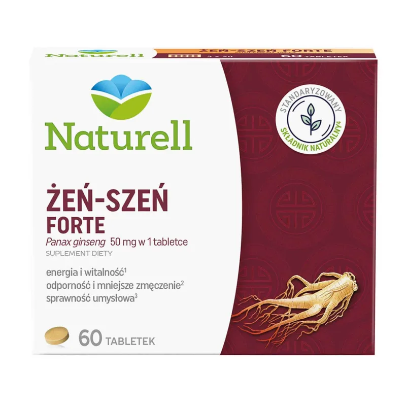 Naturell, Ginseng Forte, 60 comprimate Naturelle — preț și oferte
