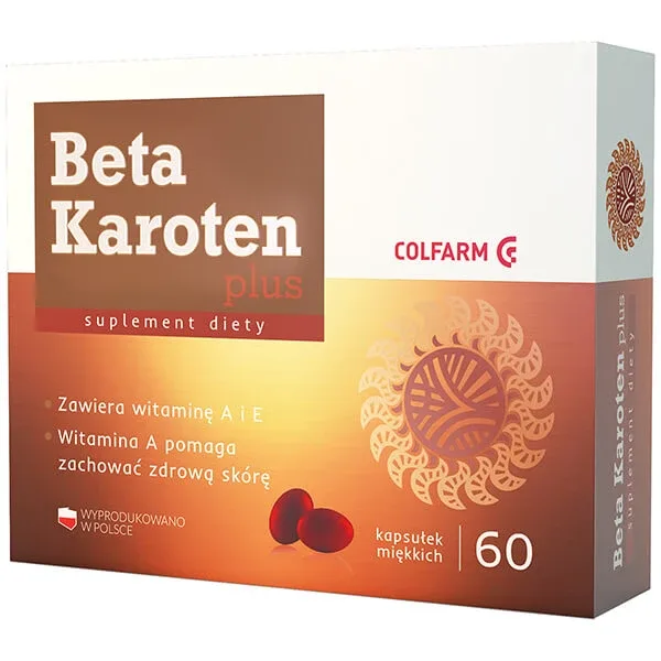 Betacaroten Plus, 60 capsule moi — preț și oferte