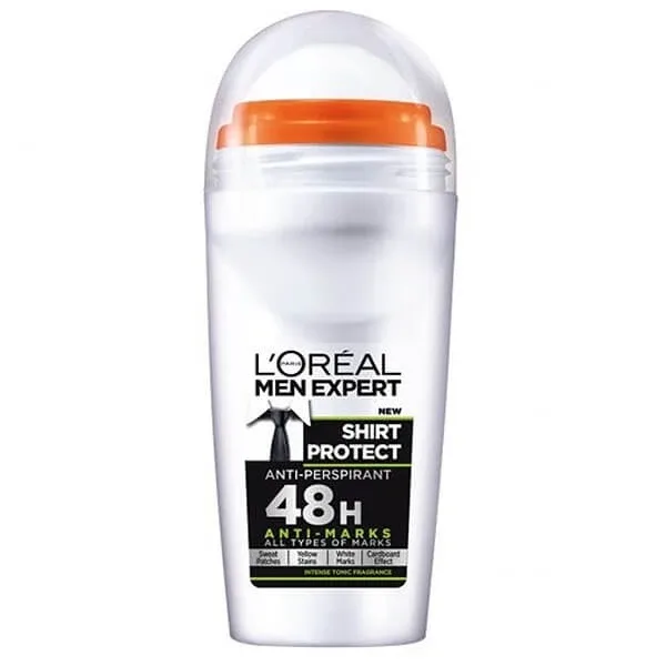 L'Oreal Men Expert, Shirt Protect, antiperspirant roll-on, 50 ml — preț și oferte