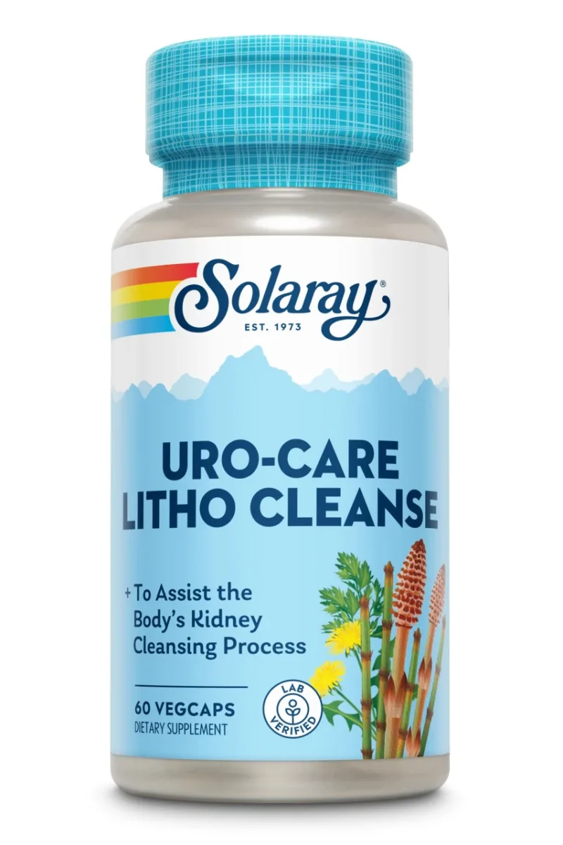 Uro-Care Litho Cleanse 60 capsule Solaray, Secom — preț și oferte