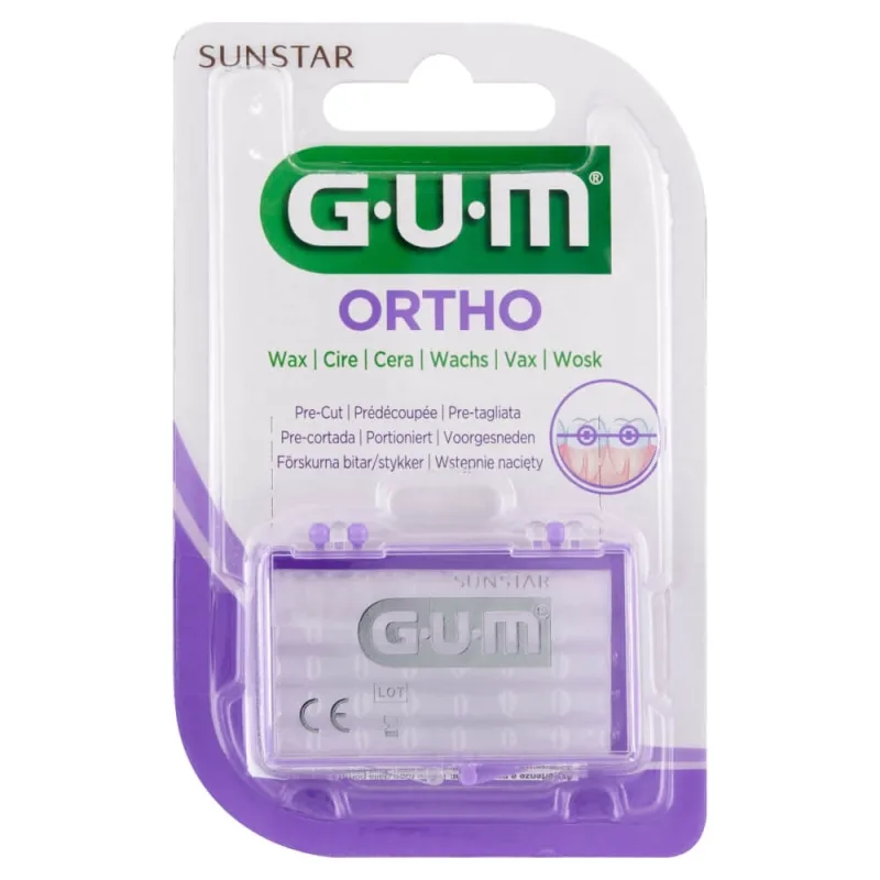 Sunstar Gum Ortho, ceară ortodontică calibrată, fără gust, 1 buc — preț și oferte