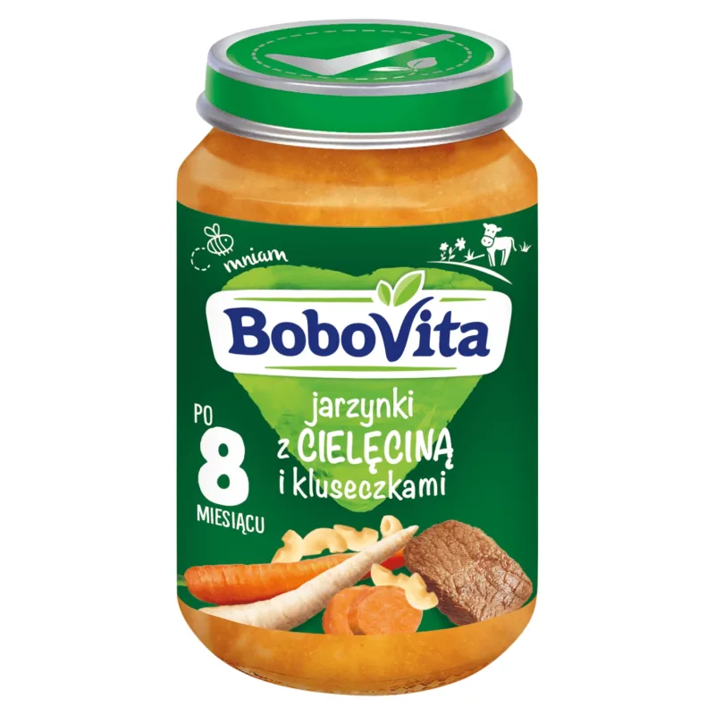 BoboVita Dinner, legume cu vițel și tăiței, după 8 luni, 190 g — preț și oferte