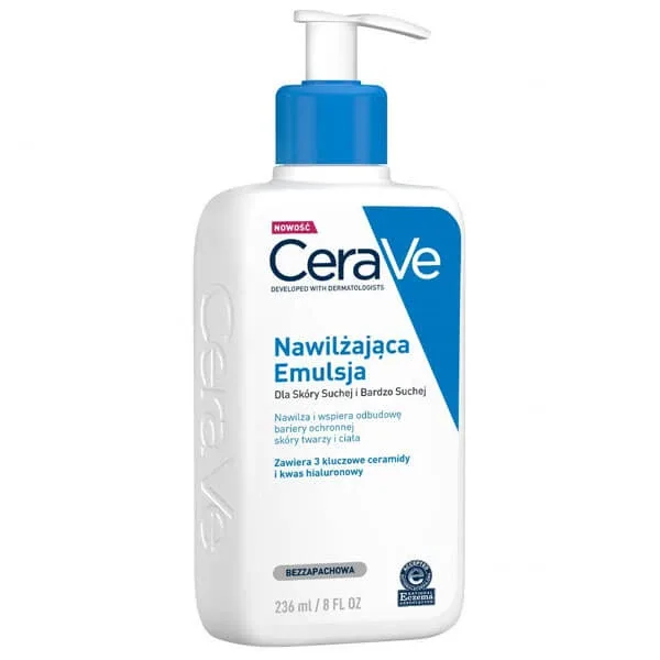 Emulsie hidratantă cu ceramide CeraVe, piele uscată și foarte uscată, 236 ml, L’Oréal — preț și oferte