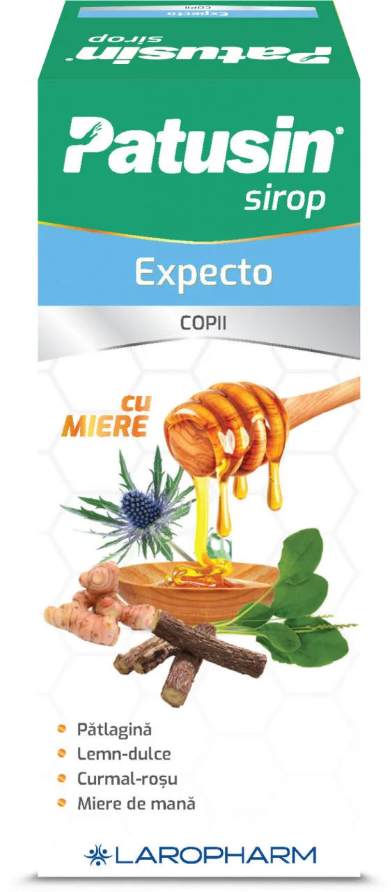 Patusin Expecto copii sirop x100ml Laropharm — preț și oferte