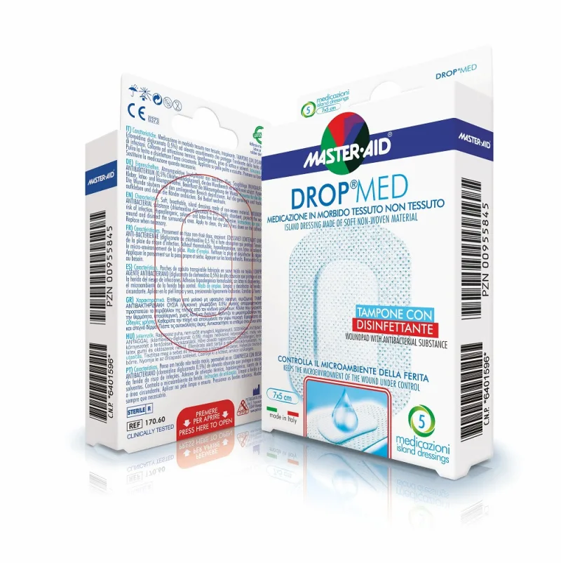 MASTER-AID Drop Med pansament postoperator 7x5cm x5buc Origomedical — preț și oferte