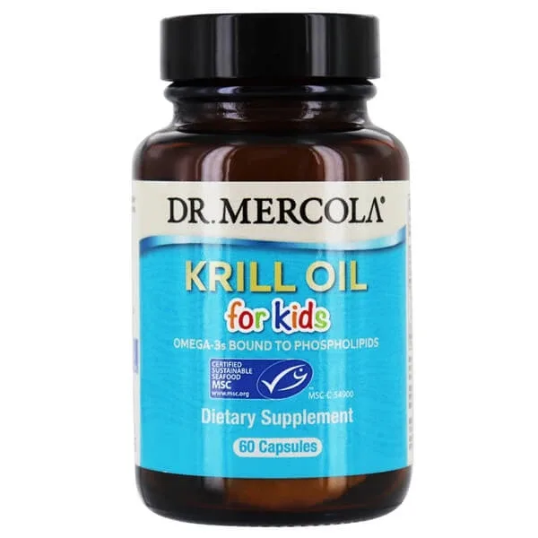 Dr Mercola Krill Oil pentru copii, 60 capsule — preț și oferte