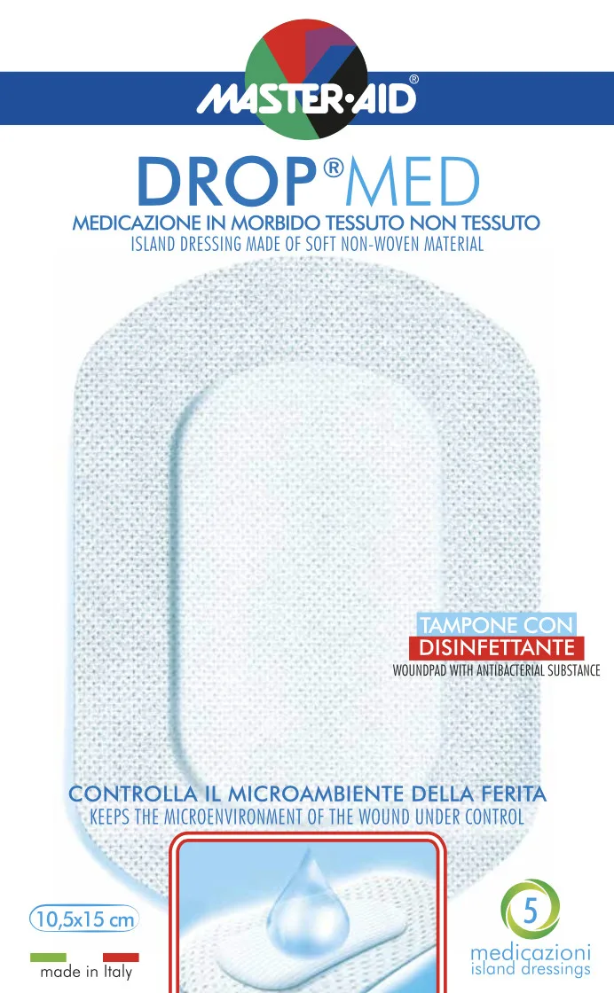 MASTER-AID Drop Med pansament postoperator 10,5x15cm x5buc Origomedical — preț și oferte