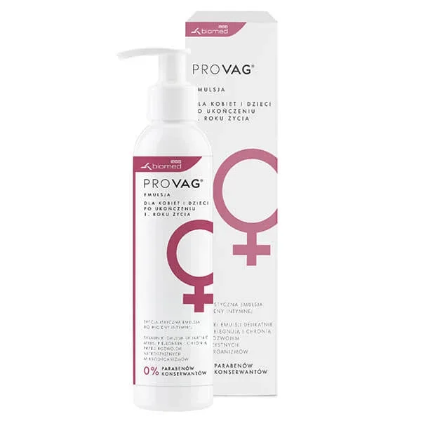 PrOVag, emulsie de igienă intimă specializată pentru femei și copii de la vârsta de 1 an, 300 ml BIOMED — preț și oferte