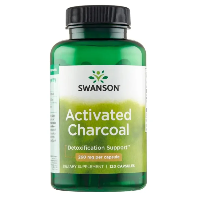 Swanson Cărbune activat, 120 capsule — preț și oferte