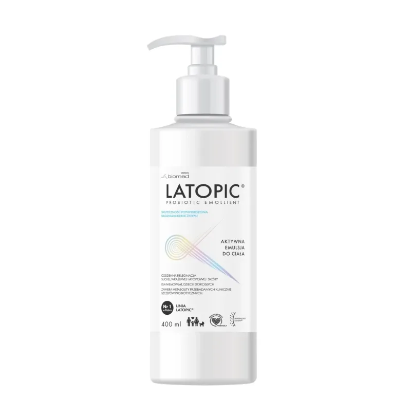 Latopic, emulsie corporală din prima zi de viață, 400 ml — preț și oferte