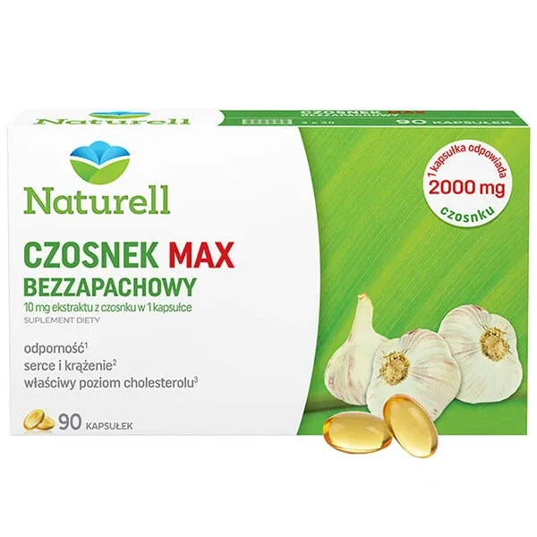 Naturell Garlic Max neparfumate, 90 capsule Naturelle — preț și oferte