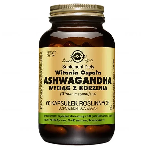 Solgar Vitania sluggard, ashwagandha, 60 capsule — preț și oferte
