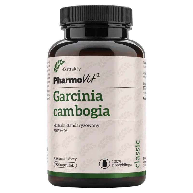 PharmoVit, Garcinia Cambogia, 60% HCA extract standardizat, 90 capsule — preț și oferte