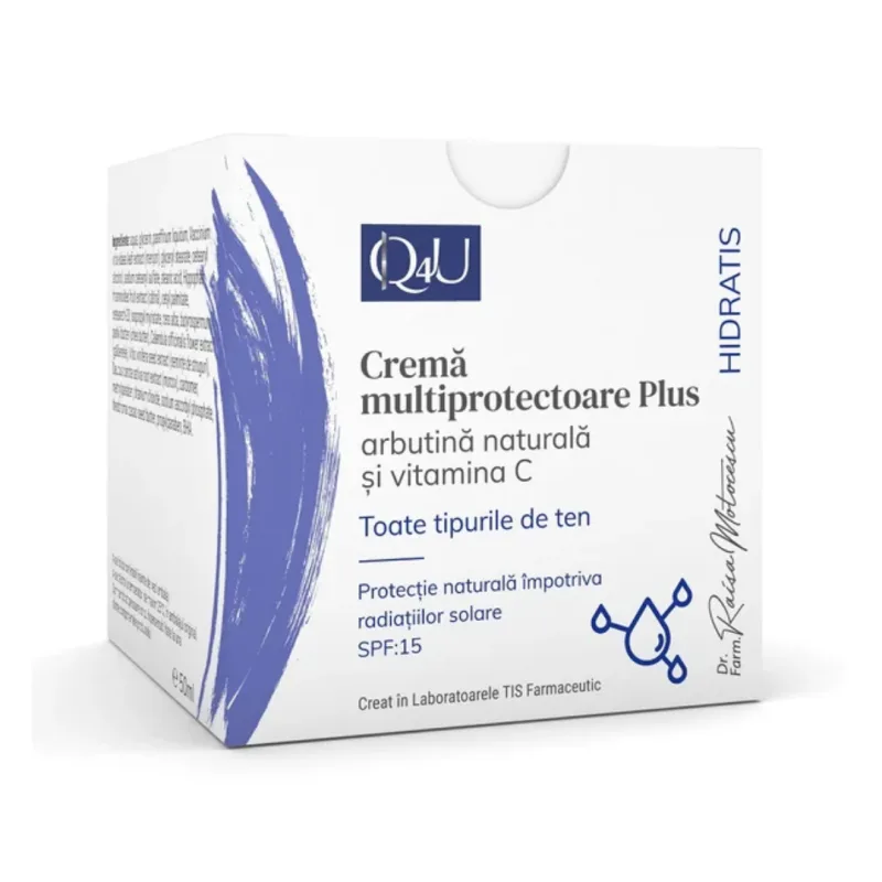 Crema multiprotectoare Plus Hidratis Q4U, 50ml, Tis Farmaceutic — preț și oferte