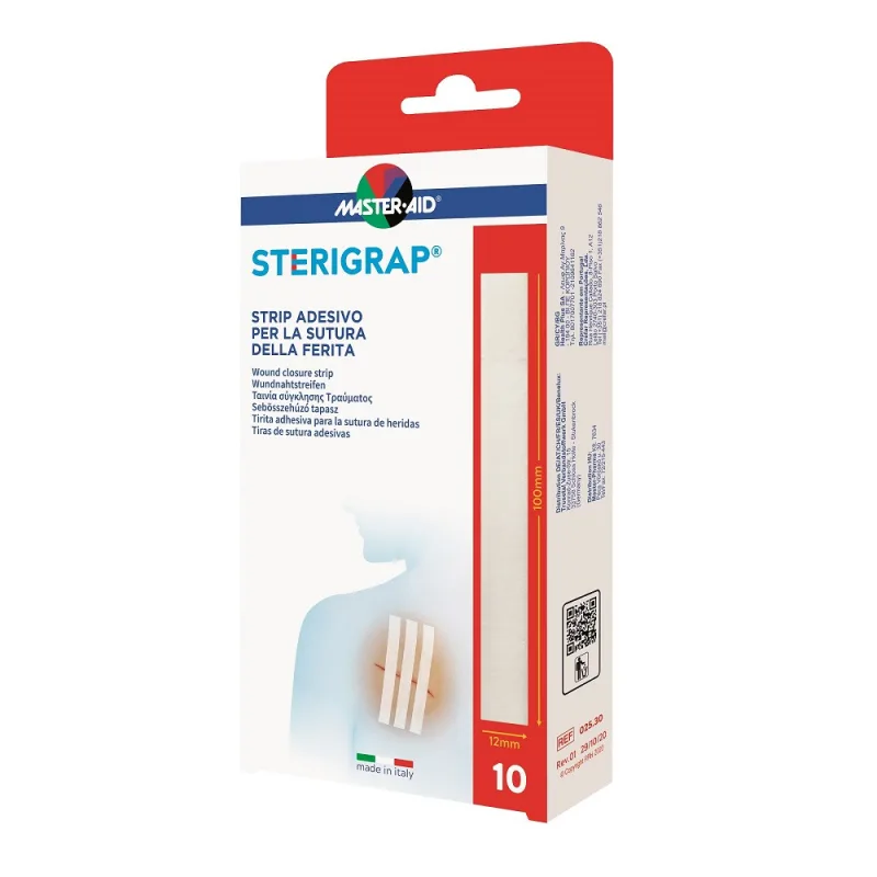MASTER-AID STERIGRAP plasturi suturare x100x12mm x 6buc Origomedical — preț și oferte