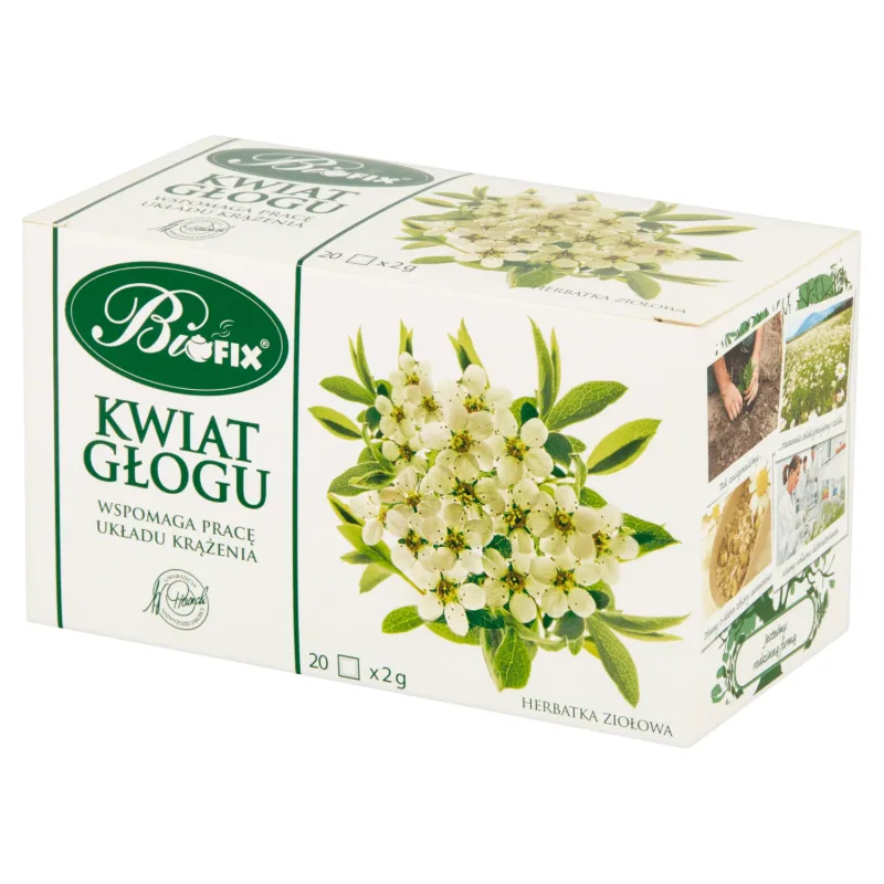 Bi Fix, flori de păducel, ceai de plante, 20 plicuri — preț și oferte