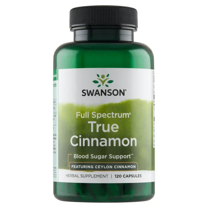 Swanson Full Spectrum True Cinnamon, scorțișoară Ceylon, 120 capsule — preț și oferte