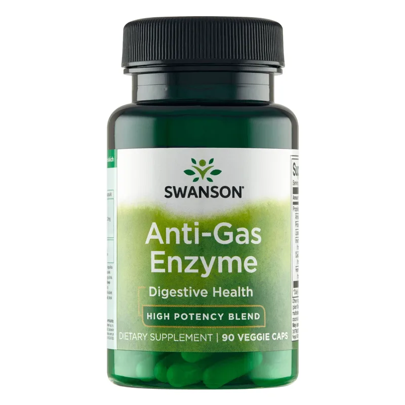 Swanson Anti-Gas-Enzyme, 90 capsule vegetariene — preț și oferte