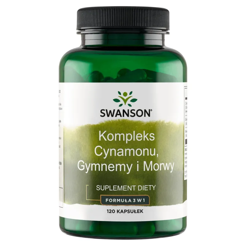 Swanson Cinnamon Gymnema Mulberry Complex, scorțișoară, gymnema și mure, 120 capsule — preț și oferte