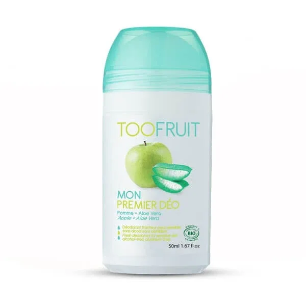 Toofruit, deodorant antibacterian într-o bilă pentru copii, măr și aloe vera, 50 ml — preț și oferte