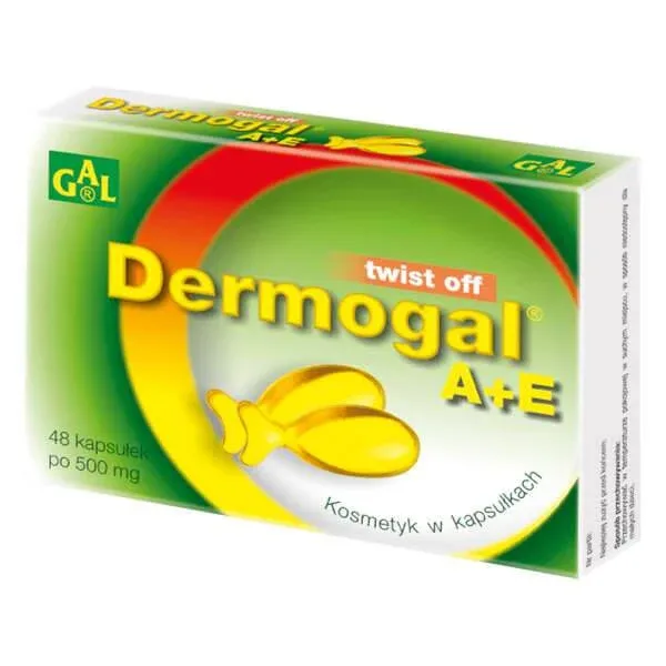 GAL Dermogal A + E, capsulă cosmetică, 48 capsule twist-off — preț și oferte