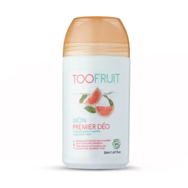 Toofruit, deodorant antibacterian într-o bilă pentru copii, grapefruit și mentă, 50 ml — preț și oferte