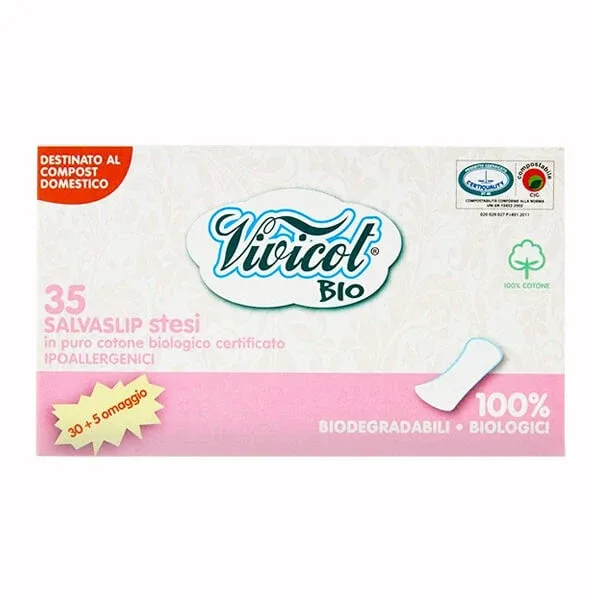 Vivicot Bio, tampoane sanitare, compostabile, din bumbac organic, 35 bucăți — preț și oferte