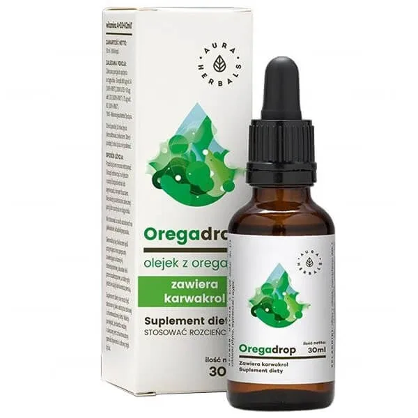 Aura Herbals Oregadrop, ulei de oregano, picături, 30 ml — preț și oferte