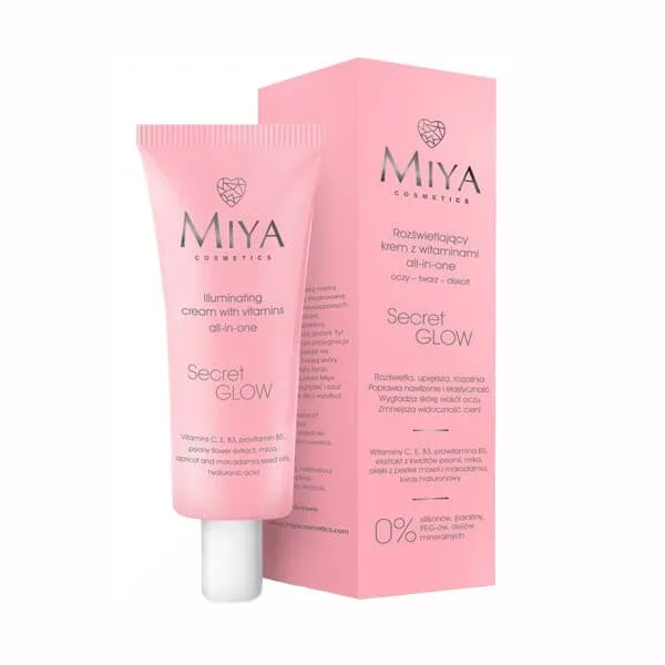 Miya Secret Glow, cremă iluminatoare cu vitamine, 30 ml — preț și oferte
