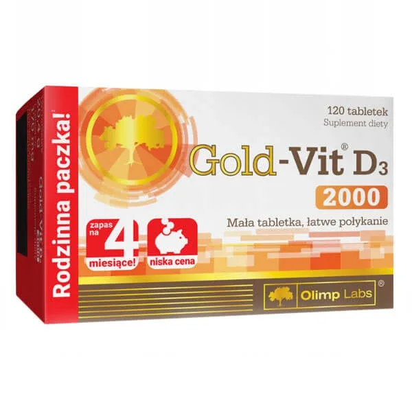 Olimp Gold-Vit D3 2000, 120 comprimate Olimp Labs — preț și oferte