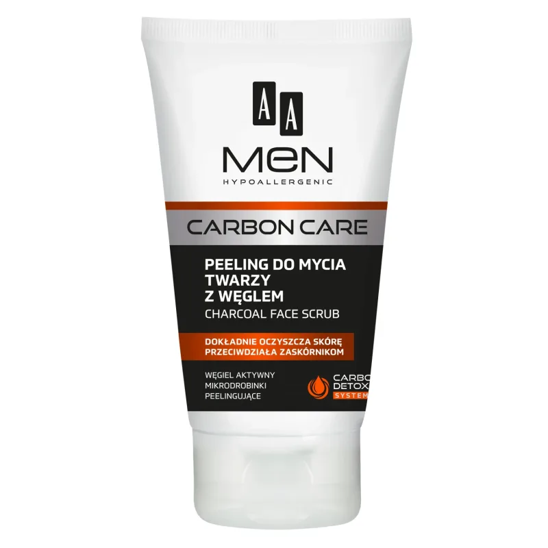 AA Men Carbon Care, scrub facial cu carbon, 150 ml — preț și oferte