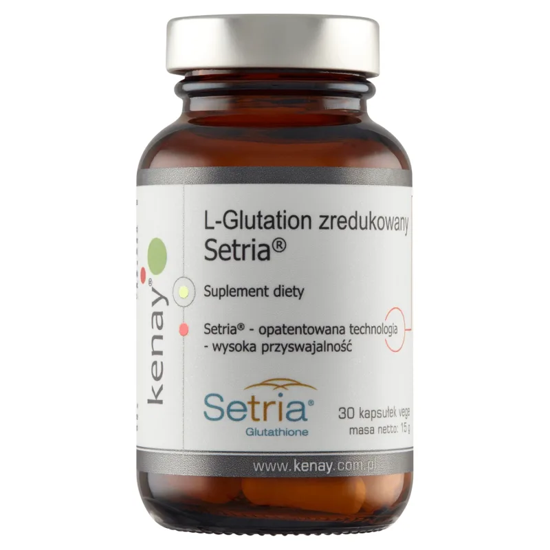 Kenay L-Glutation redus Setria, 30 capsule vegetale — preț și oferte
