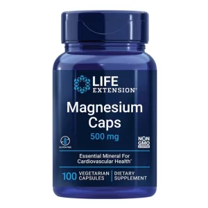 Life Extension Magnesium Caps, magneziu 500 mg, 100 capsule vegetale