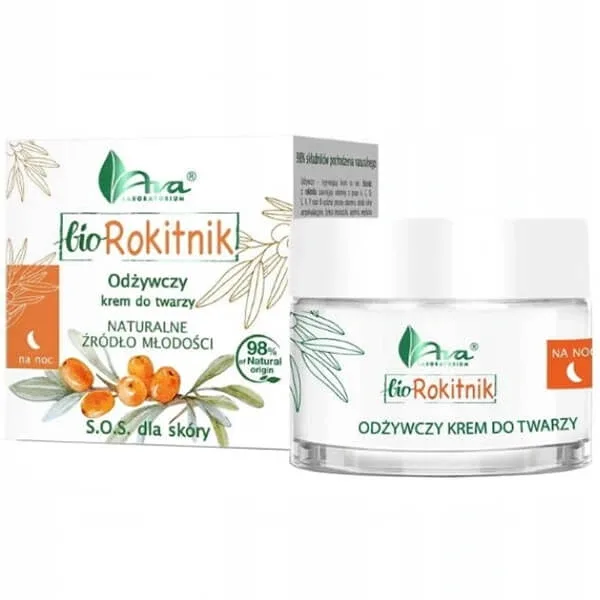 AVA Bio Sea Buckthorn, cremă de noapte hrănitoare și netezitoare, 50 ml — preț și oferte