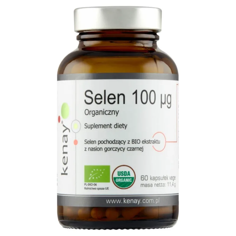 Kenay, Seleniu organic 100 µg, 60 capsule — preț și oferte