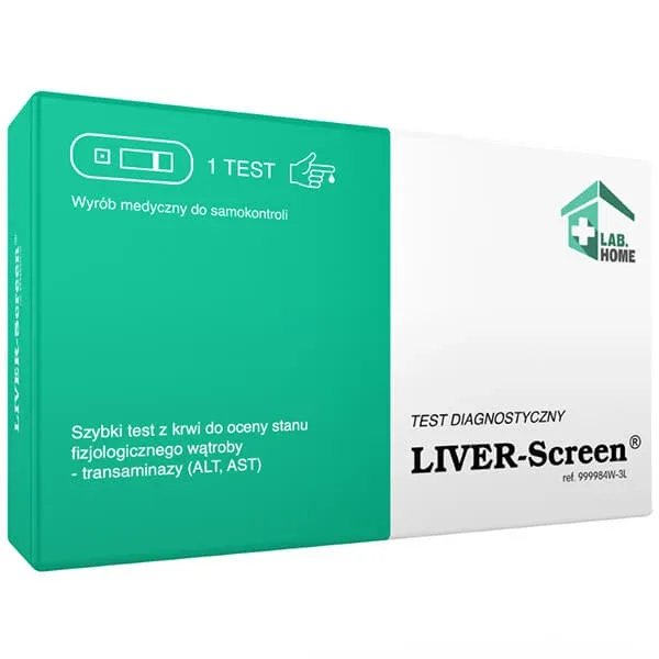 Testul Liver-Screen, un test pentru evaluarea stării fiziologice a ficatului, 1 buc — preț și oferte