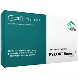 Pylori-Screen, test rapid pentru detectarea anticorpilor împotriva Helicobacter pylori, 1 buc