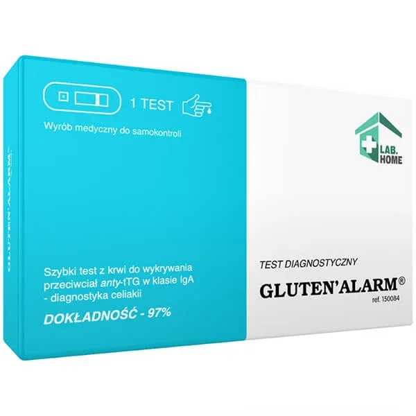 LabHome Gluten'Alarm, test de sânge pentru intoleranța la gluten, diagnosticarea bolii celiace, 1 buc — preț și oferte