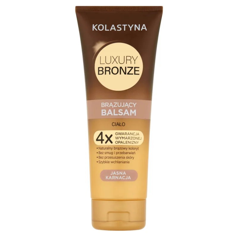Kolastyna Luxury Bronze, loțiune bronzantă pentru corp, ten deschis, 200 ml — preț și oferte