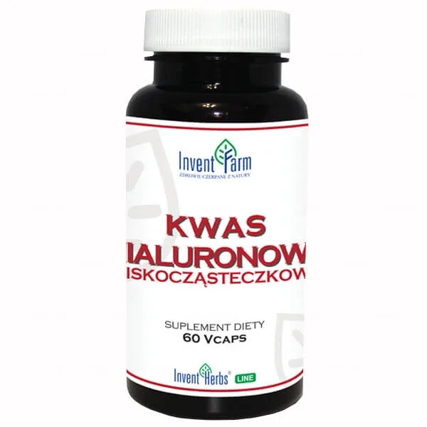 Invent Farm, Herbs Line, Acid hialuronic, greutate moleculară mică, 60 capsule — preț și oferte