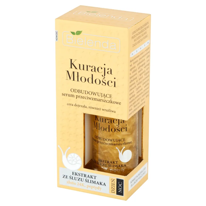 Bielenda Youth Treatment, ser antirid reconstructiv, zi și noapte, 30 ml — preț și oferte