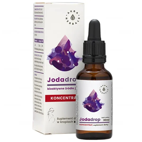 Aura Herbals Iodadrop, iod 150 µg, concentrat, picături, 30 ml — preț și oferte