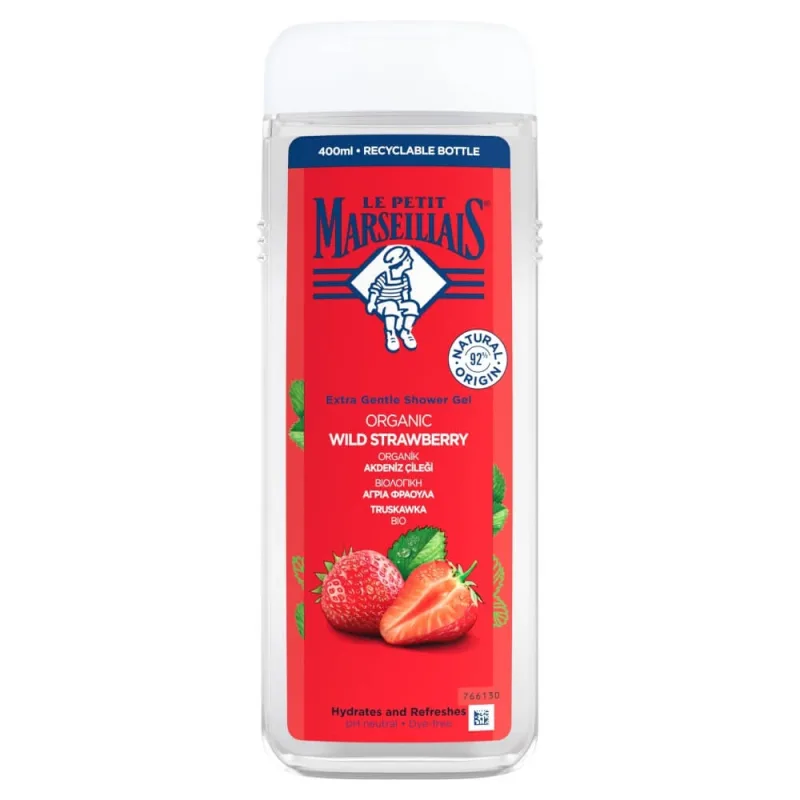 Le Petit Marseillais, gel de duș, căpșuni, 400 ml — preț și oferte