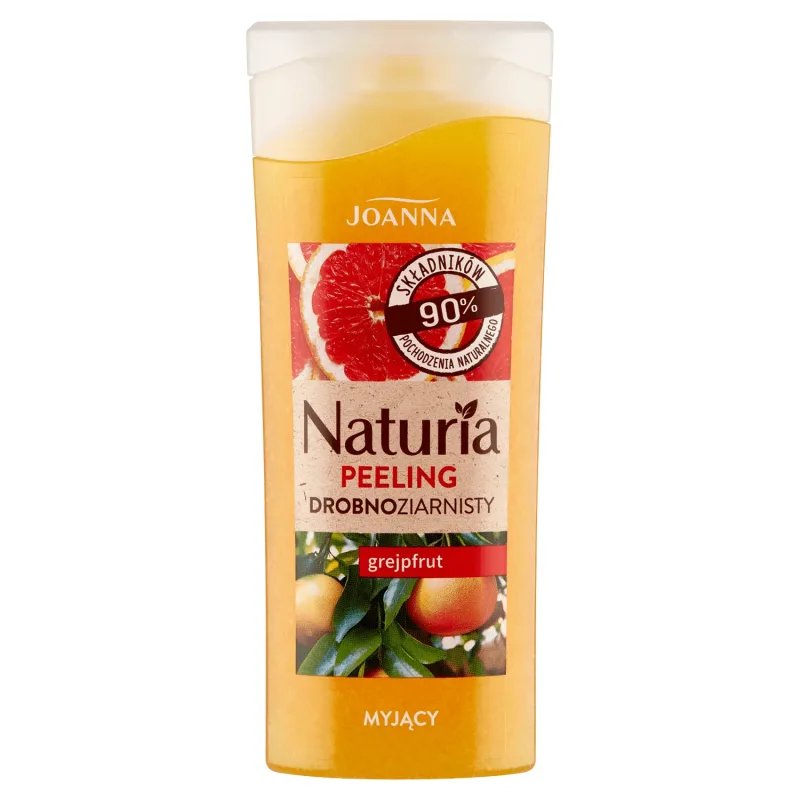 Joanna Naturia, scrub cu granulație fină, grapefruit, 100 g — preț și oferte