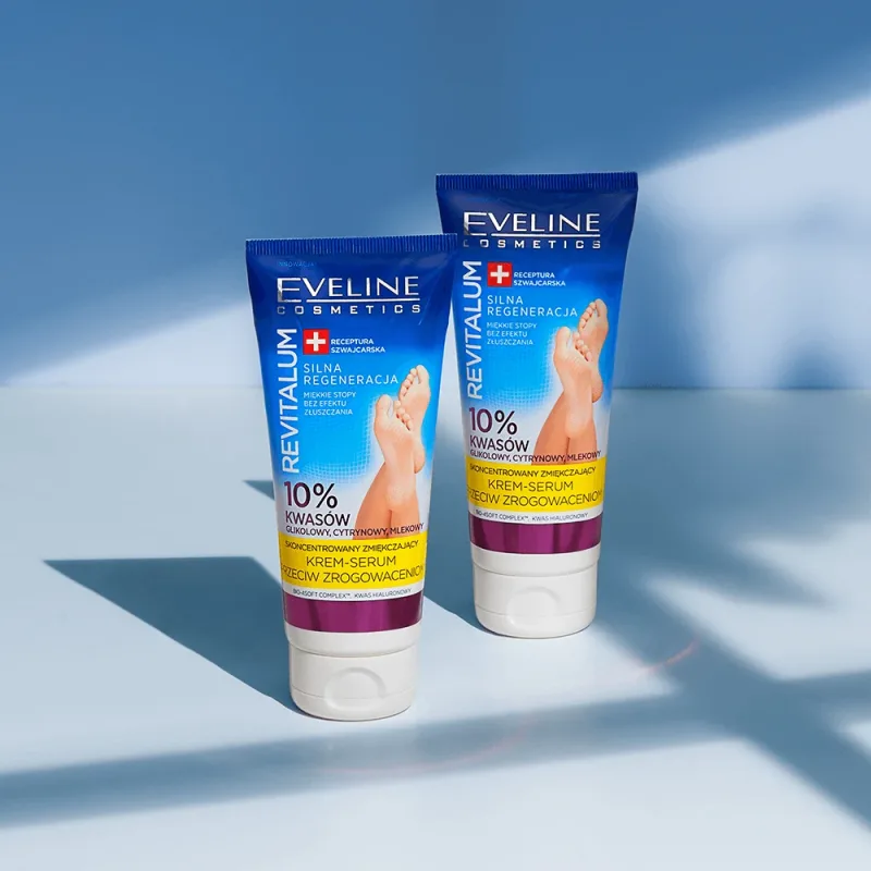Eveline Cosmetics Revitalium, cremă-serum concentrată pentru picioare împotriva keratozei, 75 ml — preț și oferte