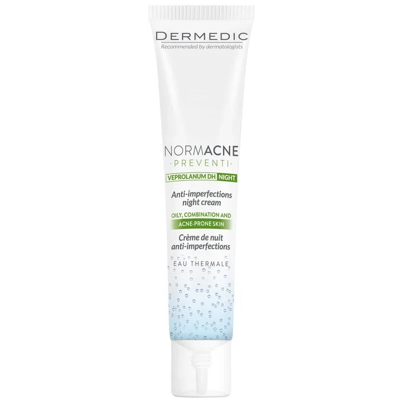 Dermedic Normacne, cremă tratament imperfecțiuni, cremă de noapte, 40 ml — preț și oferte