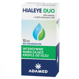 Hialeye Duo, picături intens hidratante pentru ochi, 10 ml