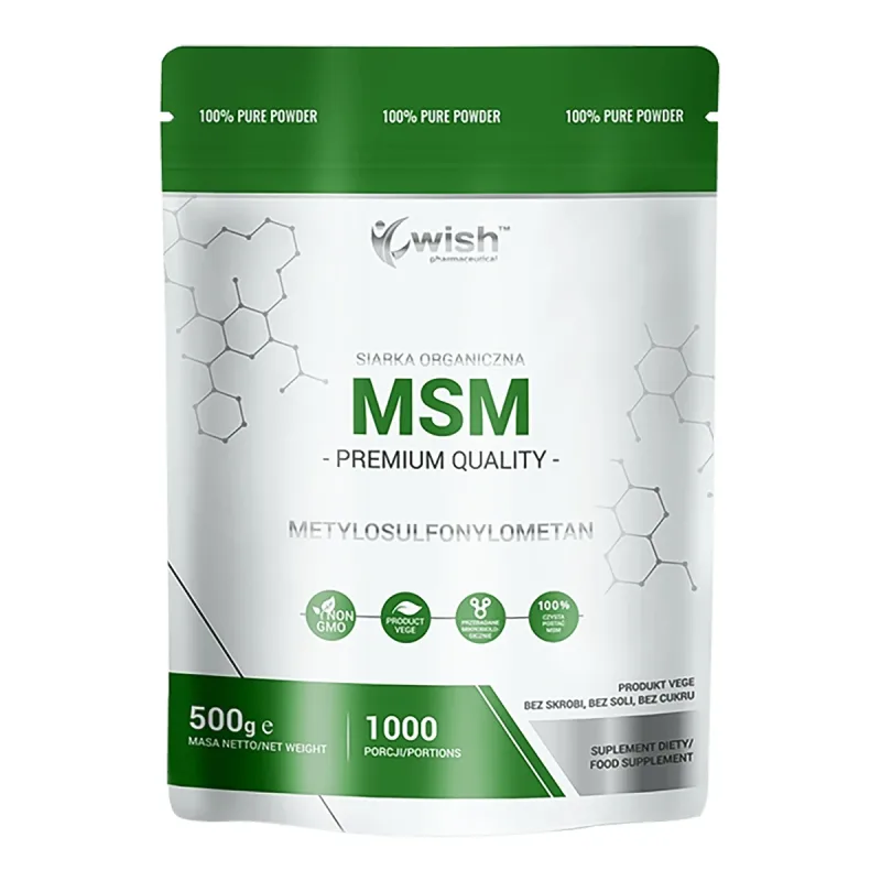 Wish MSM, sulf organic, 500 g — preț și oferte