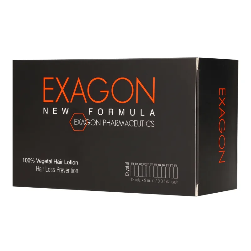 Exagon New Formula, tratament pentru căderea părului, fiole, 12 x 9 ml — preț și oferte